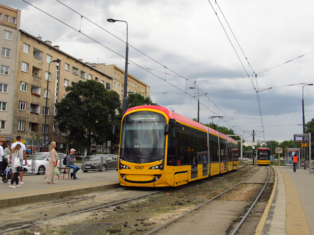 Hyundai Rotem 140N, #4267, Tramwaje Warszawskie (linia 78)