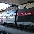 To właśnie on--TGV V 150Skład konwencjonalny-najszybszy na świecie