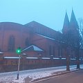 Brusy-ogromny kościół w małej miejscowości