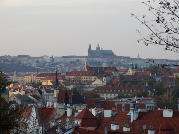 Praha Panorama from Vysenhrad