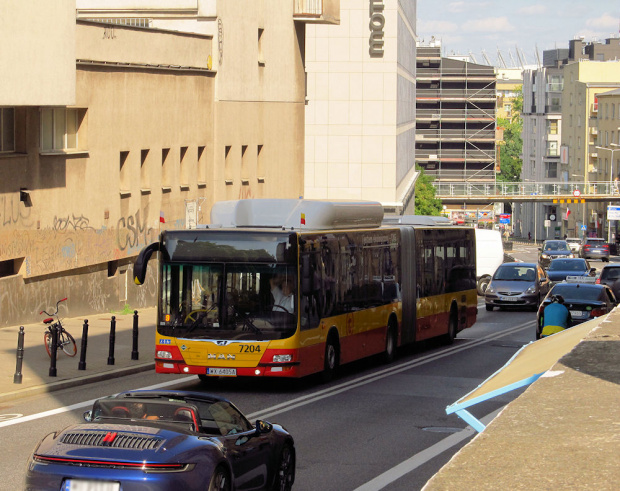 MAN NG313 Lion's City G CNG, #7204, MZA Warszawa