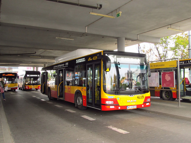 MAN NL313 CNG Lion's City, #4229, MZA Warszawa