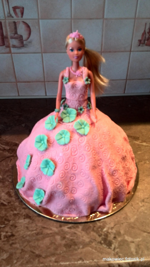Różowa lala #Lala #tort #lalka #tort #torty #okolicznościowe