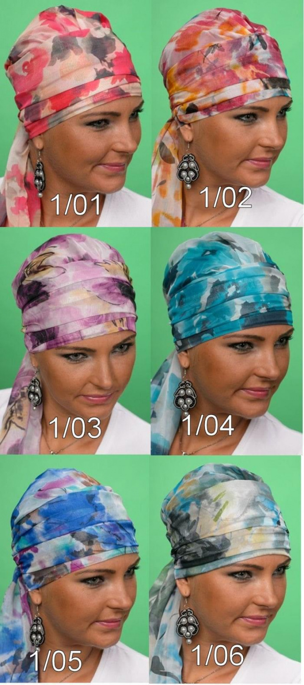 Turban Chusta Amelia Jedwabny